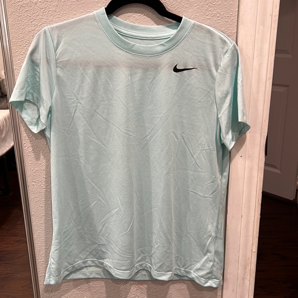 Blue muscle t shirt